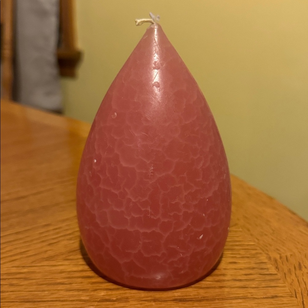 Barrick Design Candle 6” pink